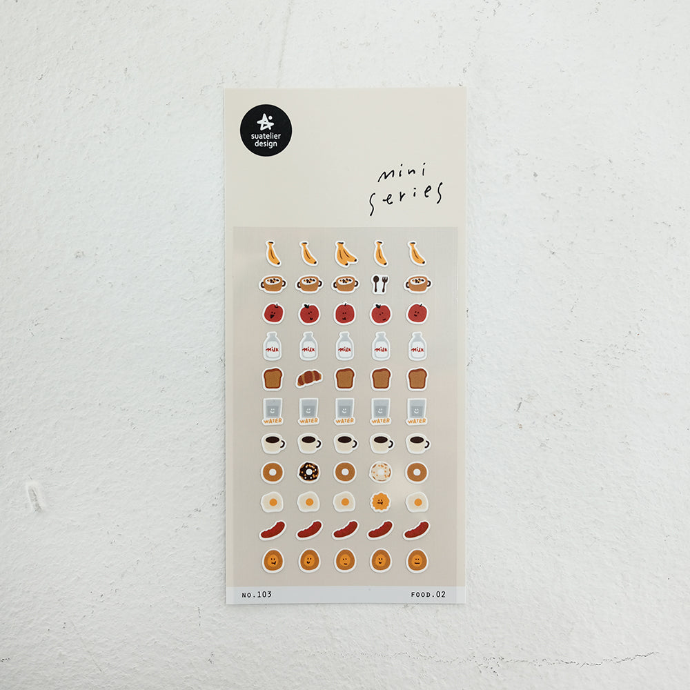 Suatelier Mini Stickers - Food