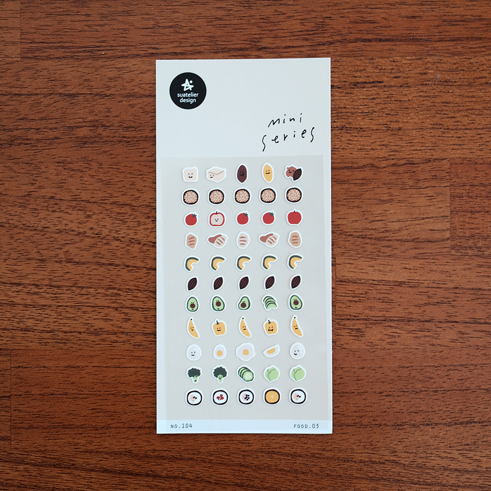 Suatelier Mini Stickers - Food