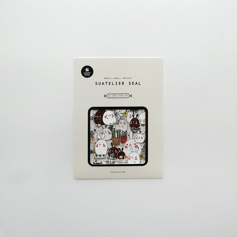 Suatelier Seal Overlapping Stickers - Lifestyle