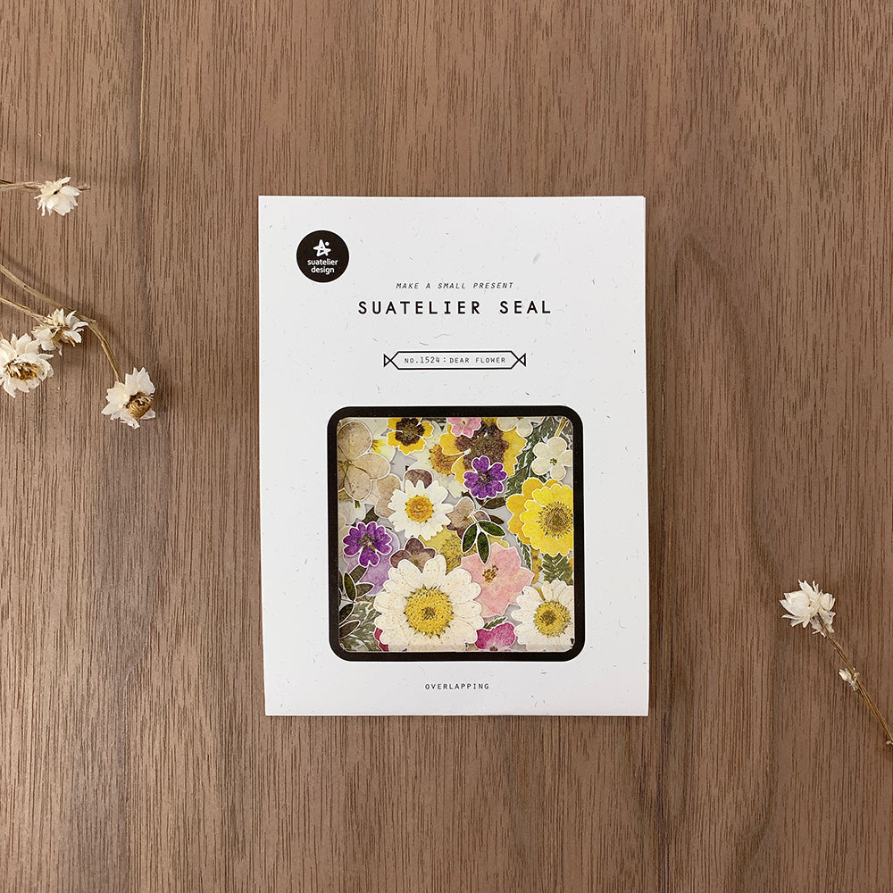 Suatelier Seal Overlapping Stickers - Flowers