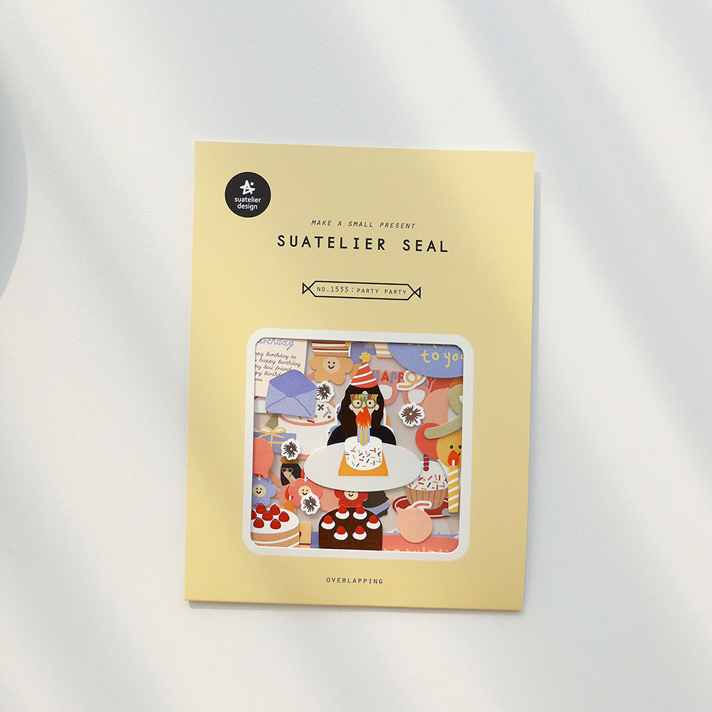Suatelier Seal Overlapping Stickers - Lifestyle