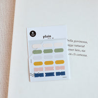 Suatelier Plain Stickers - Plain