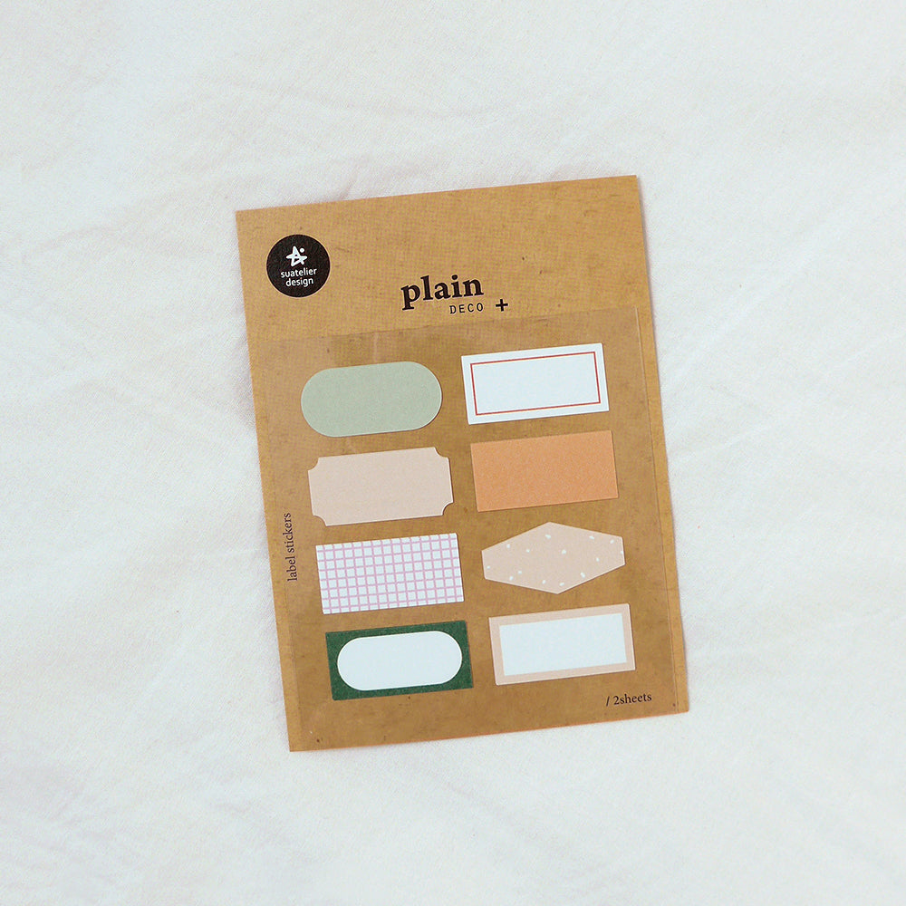 Suatelier Plain Stickers - Plain