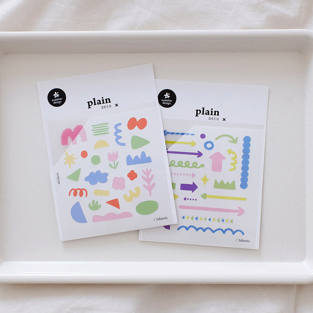 Suatelier Plain Stickers - Plain