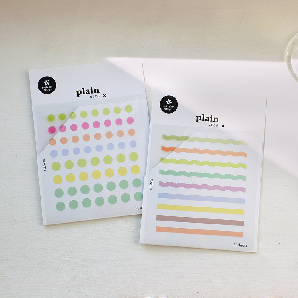 Suatelier Plain Stickers - Plain