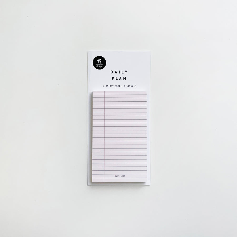Suatelier Stationery - Sticky Memo - Daily - 1912 daily plan.09