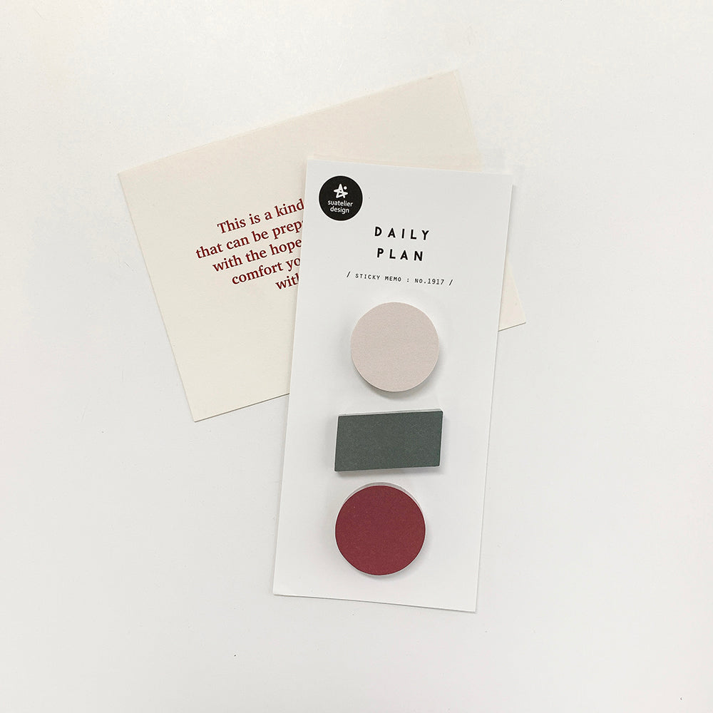 Suatelier Stationery - Sticky Memo - Daily