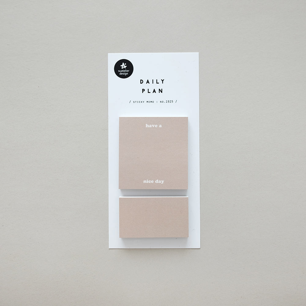 Suatelier Stationery - Sticky Memo - Daily