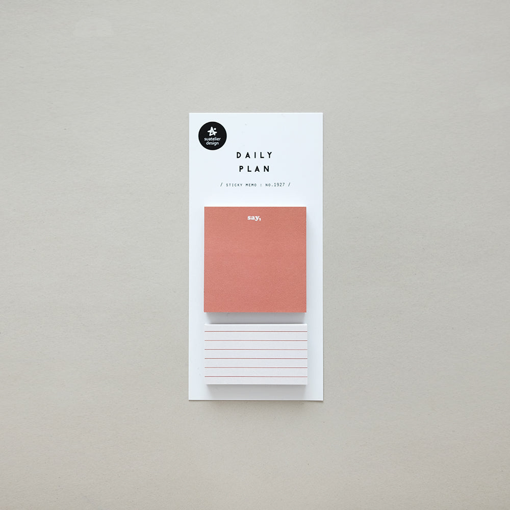 Suatelier Stationery - Sticky Memo - Daily