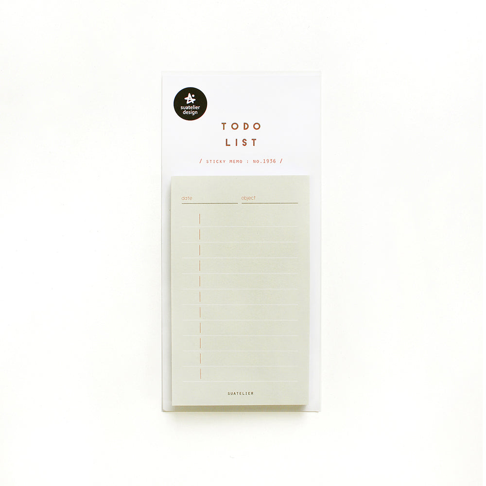 Suatelier Stationery - Sticky Memo - Daily