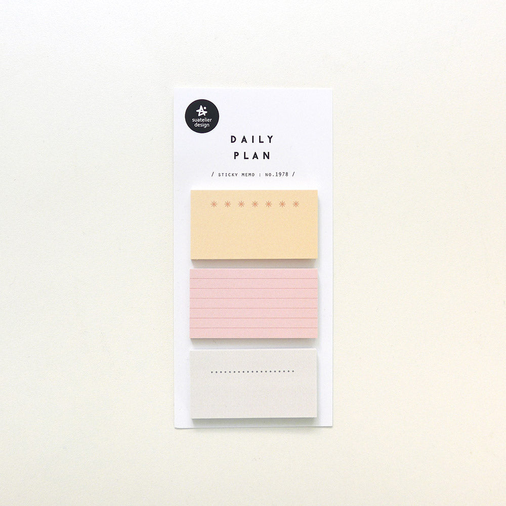 Suatelier Stationery - Sticky Memo - Daily