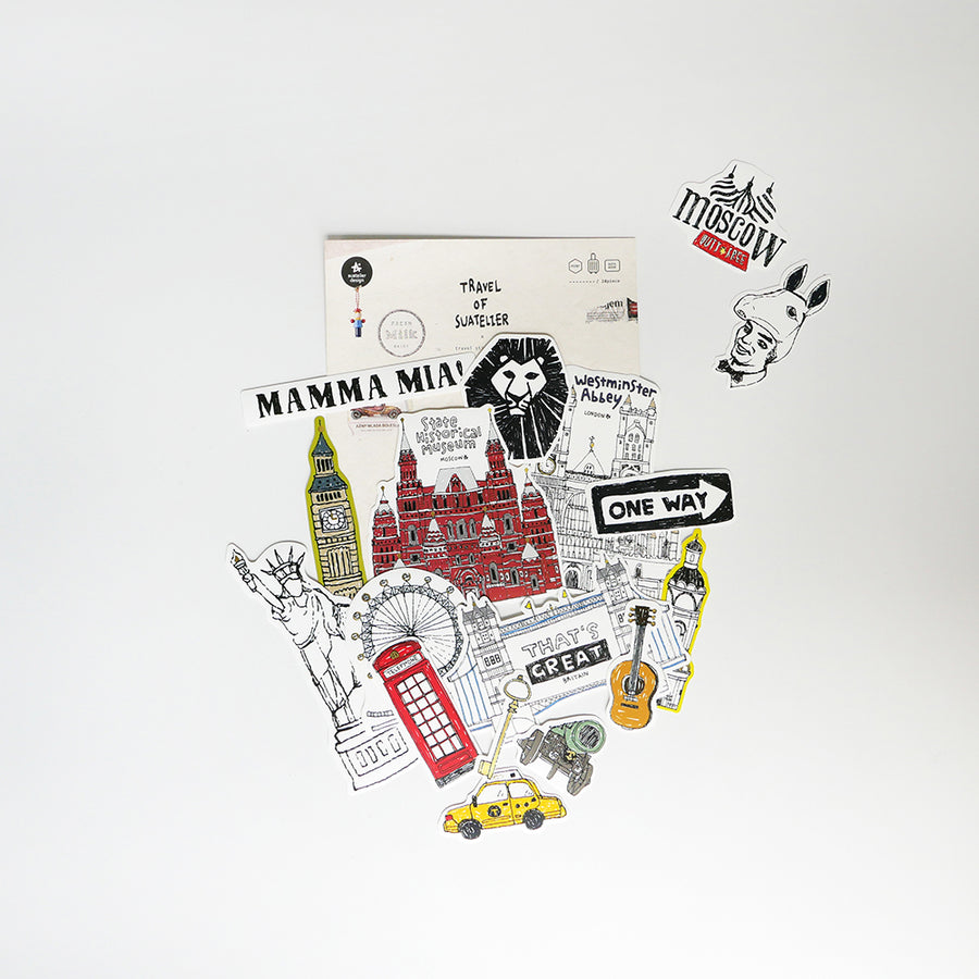Suatelier Travel Sticker - Travel