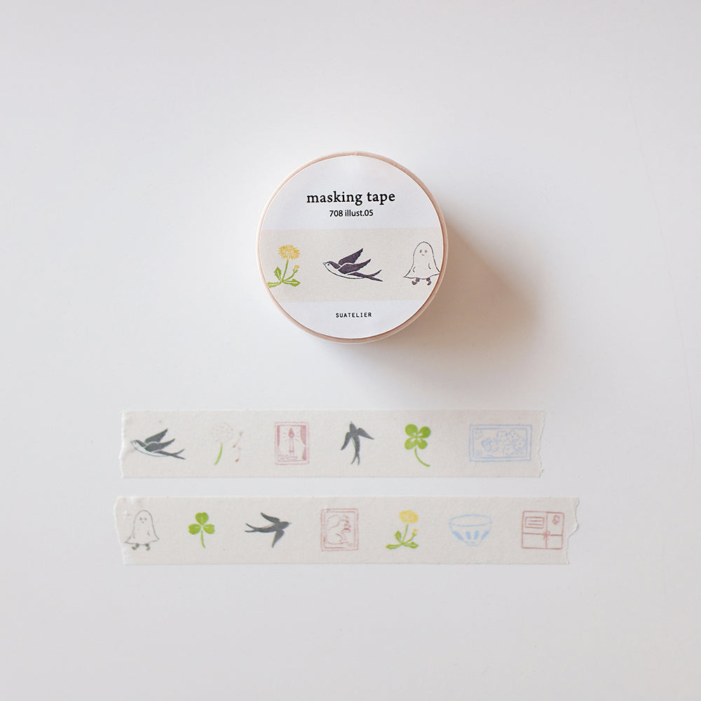 Suatelier Washi Tape - Illustrations