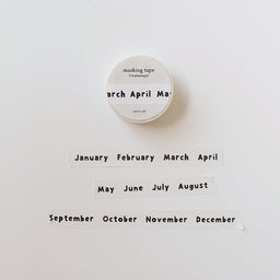 Suatelier Washi Tape - Lettering
