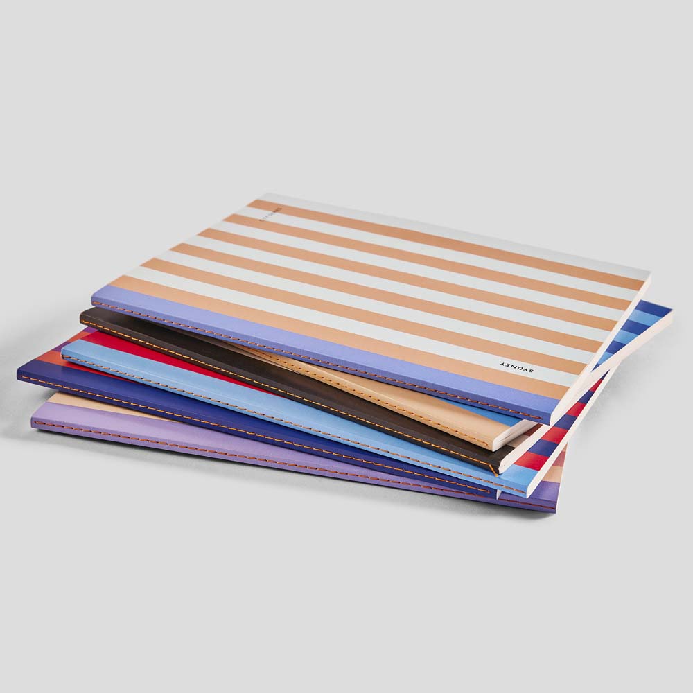 Tiger Notes - City Series A4 Centre Thread Notebook