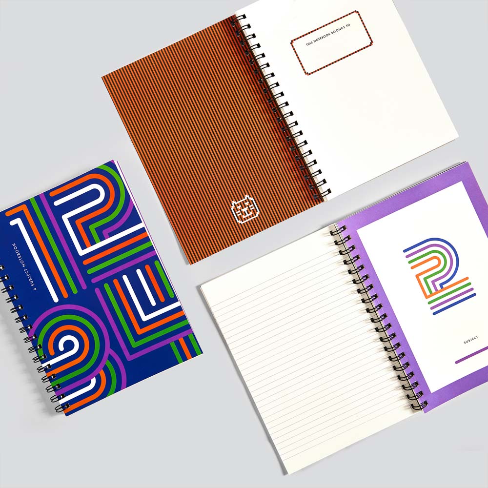 Tiger Notes - 4 Subject Notebook B5