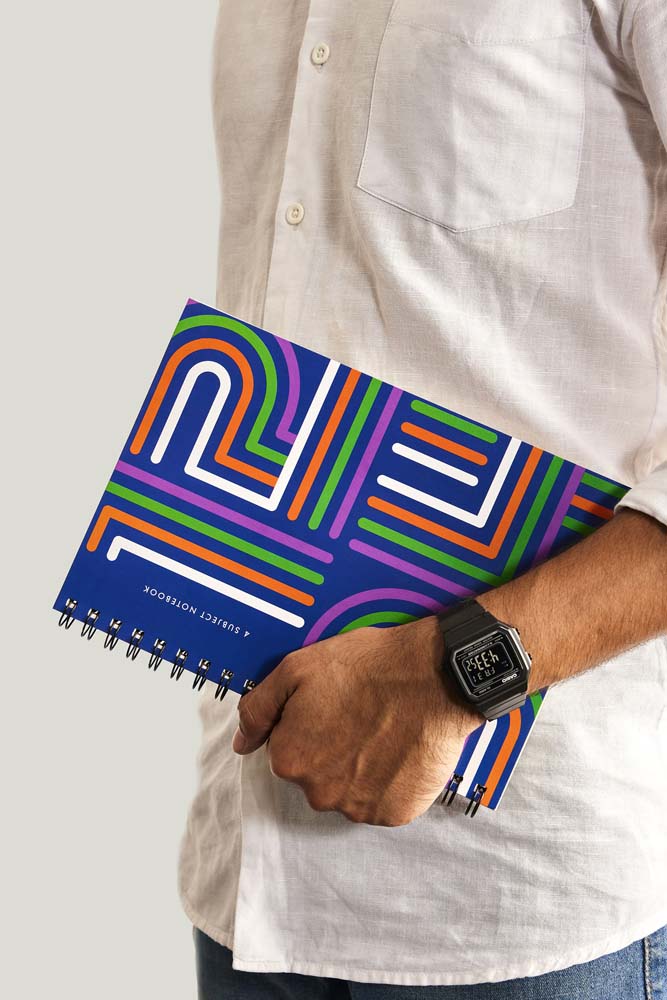 Tiger Notes - 4 Subject Notebook B5