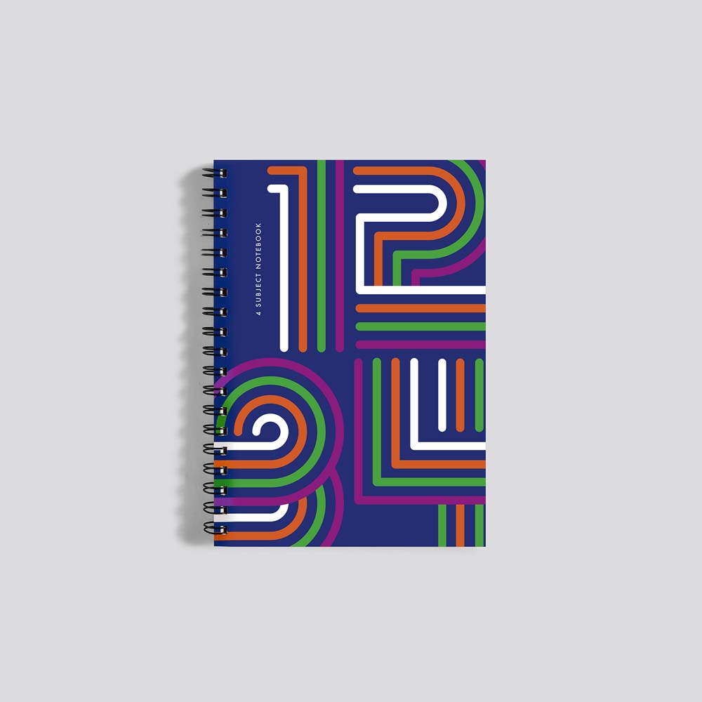 Tiger Notes - 4 Subject Notebook B5