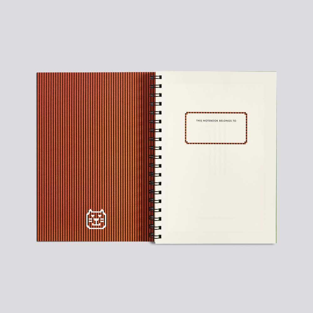 Tiger Notes - 4 Subject Notebook B5