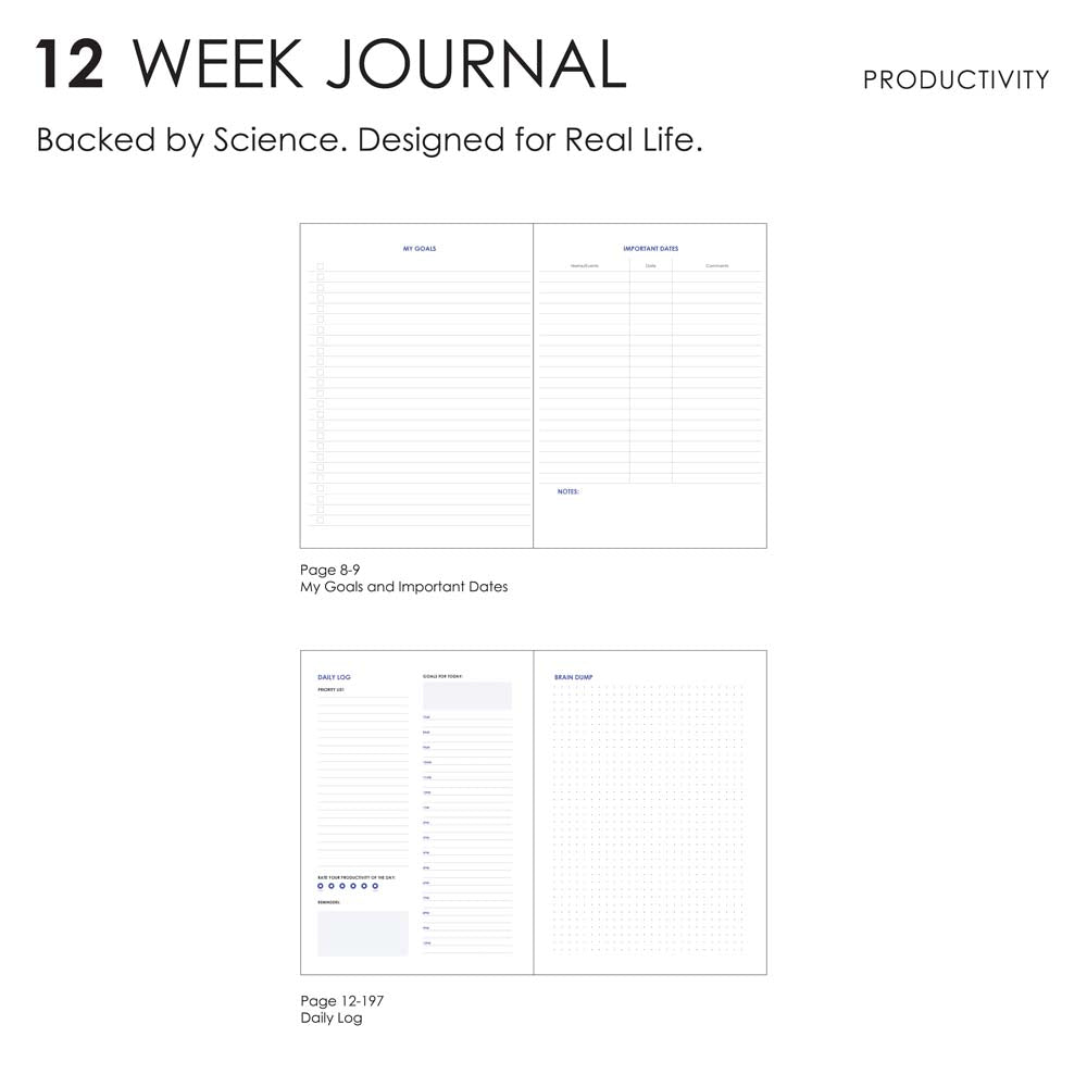 myPAPERCLIP 12 Week Productivity Journal