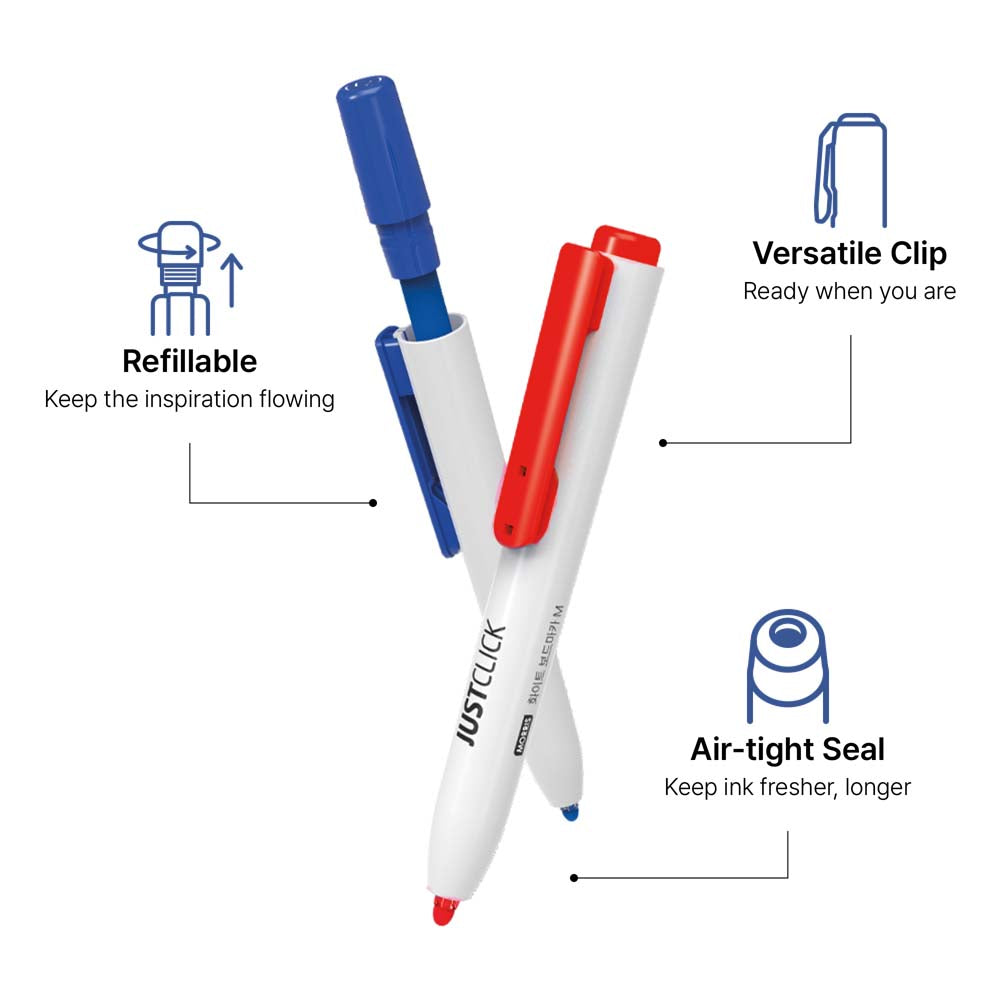 Just Click - MRW-106 - Whiteboard Marker Medium Nib