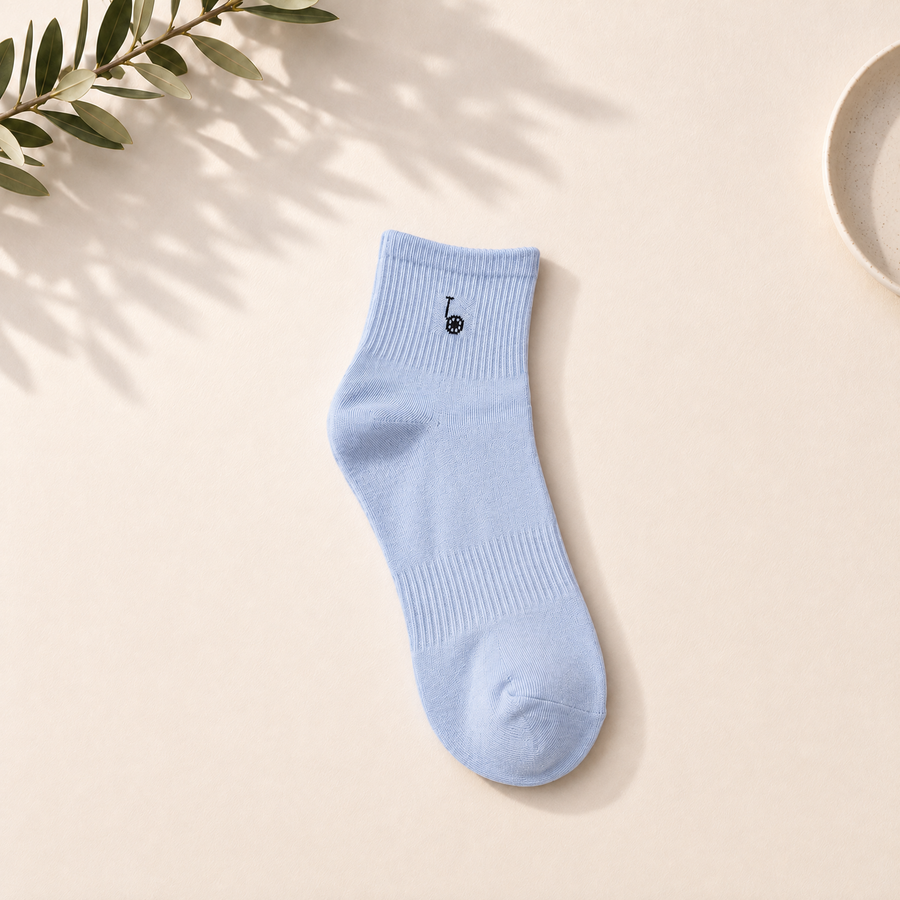 Thela Gaadi  - Ankle Sock - TG Basics Sky Blue