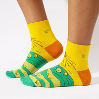 Thela Gaadi Ankle sock - Nature Green Socks