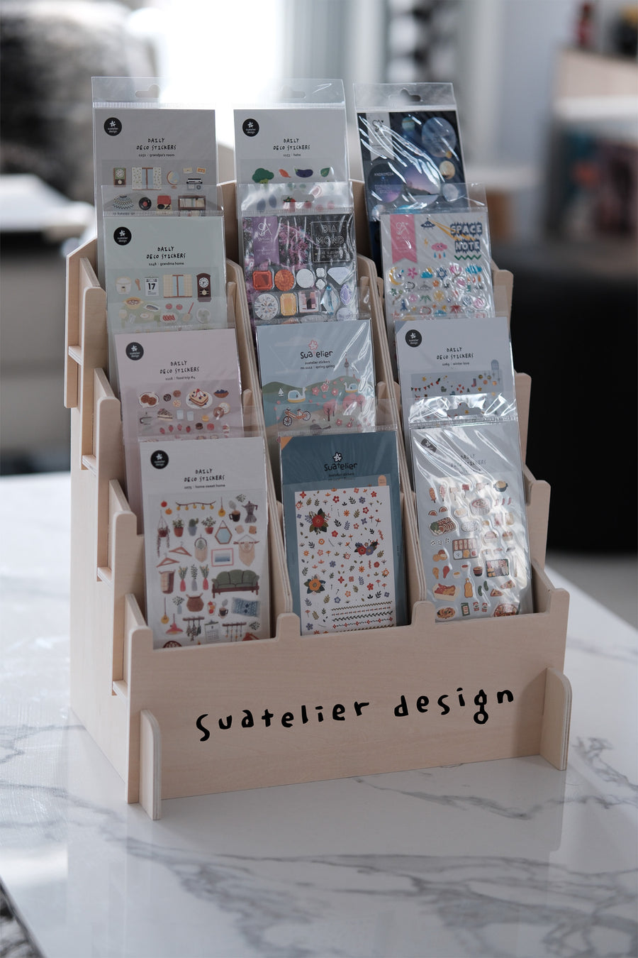 Suatelier Display Units - Wooden Counter Tier Display